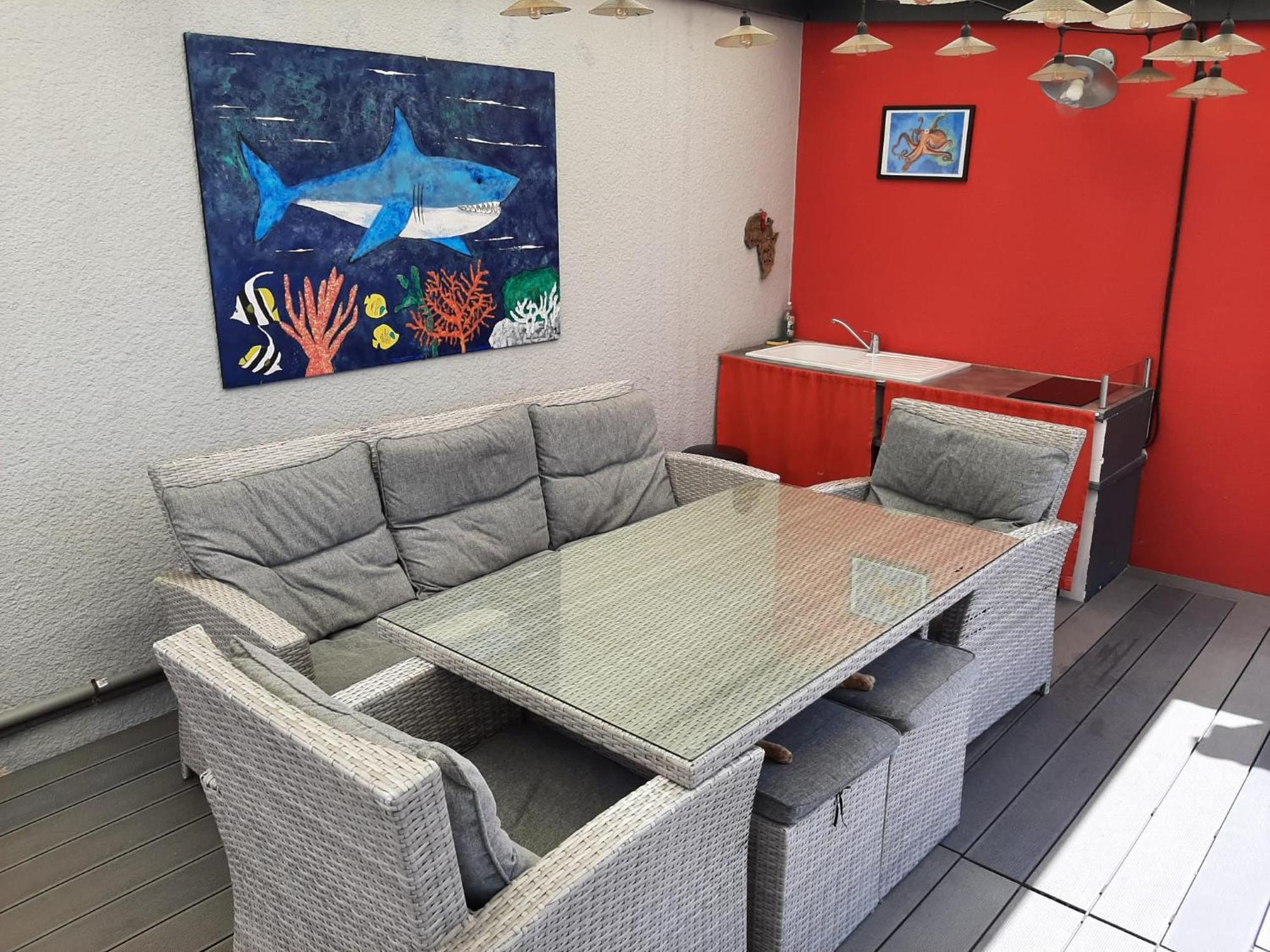 Studio Independant Chez L'Habitant Avec Piscine Et Cuisine Exterieures ラ・ロシェル エクステリア 写真