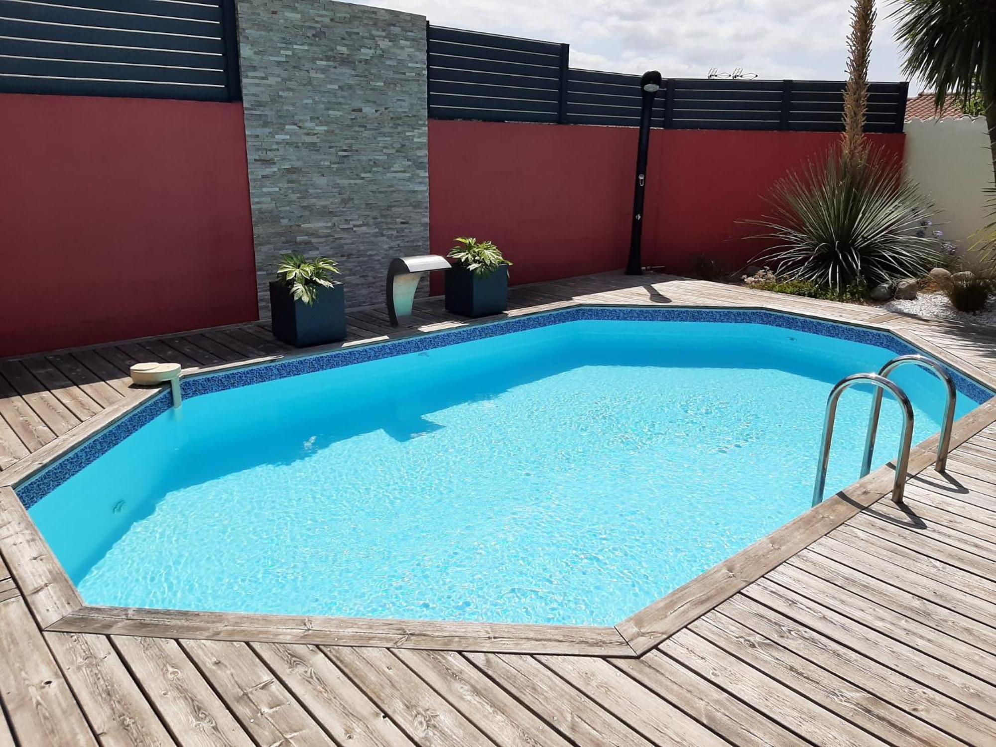 Studio Independant Chez L'Habitant Avec Piscine Et Cuisine Exterieures ラ・ロシェル エクステリア 写真